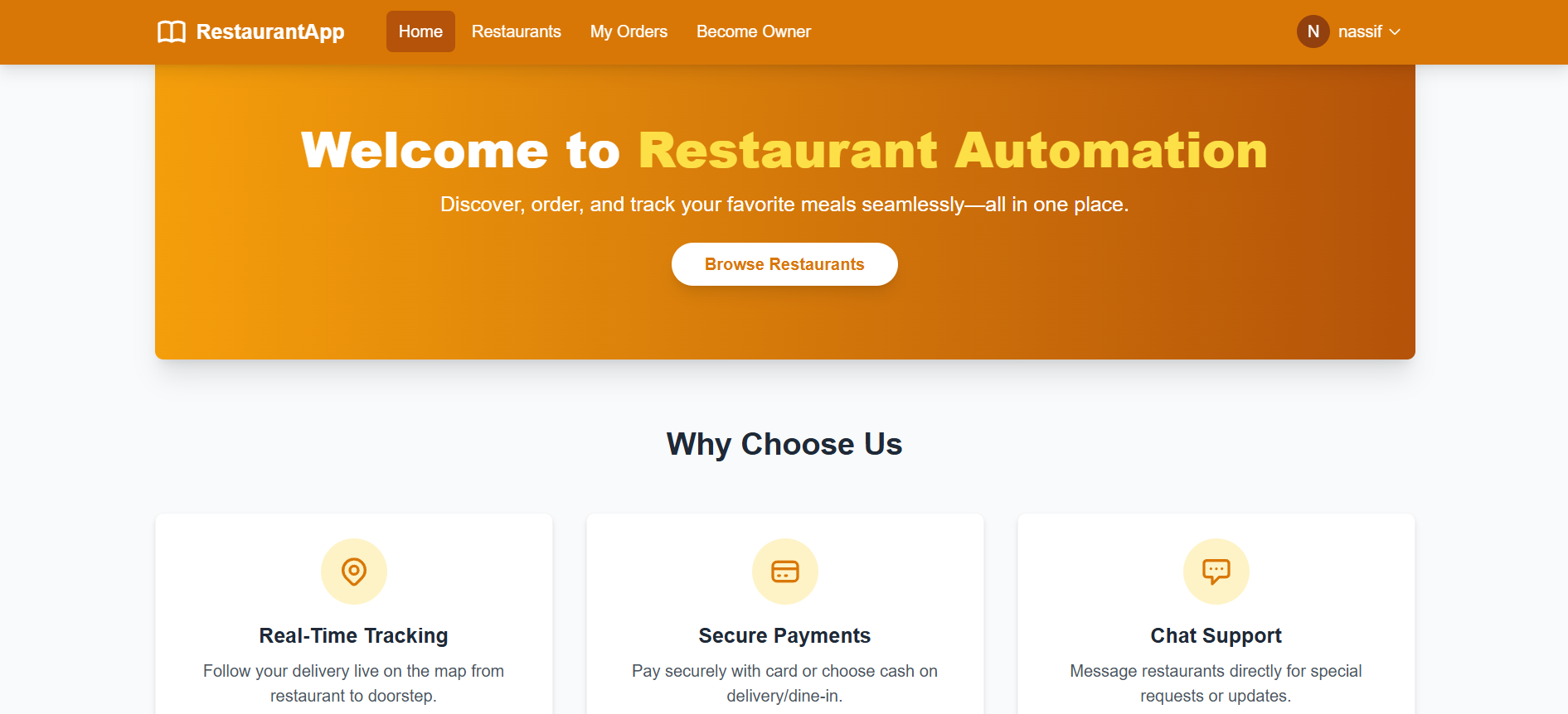 Restaurant Automation Platform